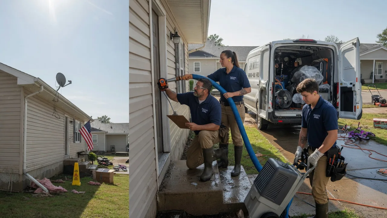 Ceiling Water Damage Restoration in Novice, TX near me